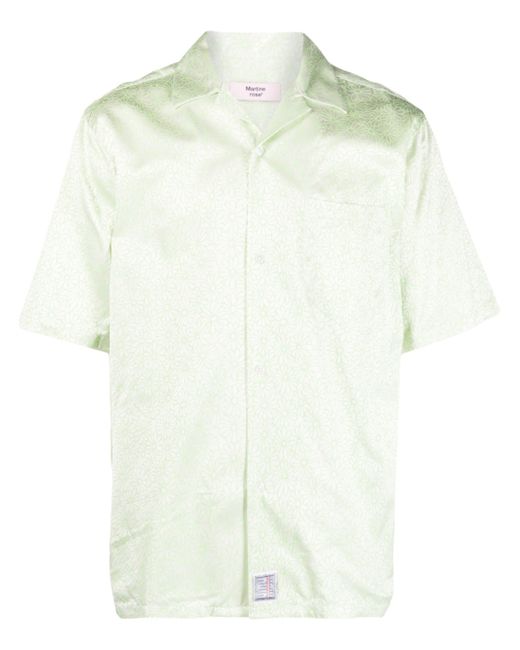 Martine Rose floral-print short-sleeve shirt