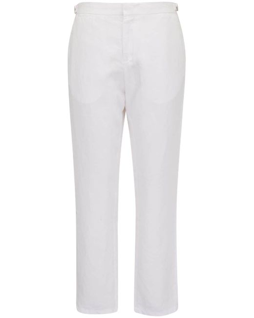 Orlebar Brown concealed-fastening cropped trousers