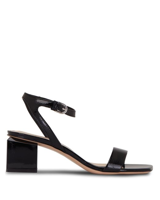 Agl patent-finish leather sandals