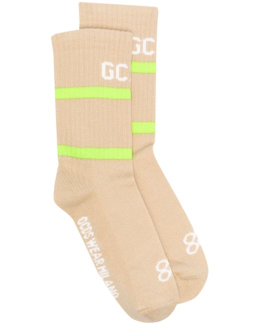 Gcds logo ribbed-knit socks