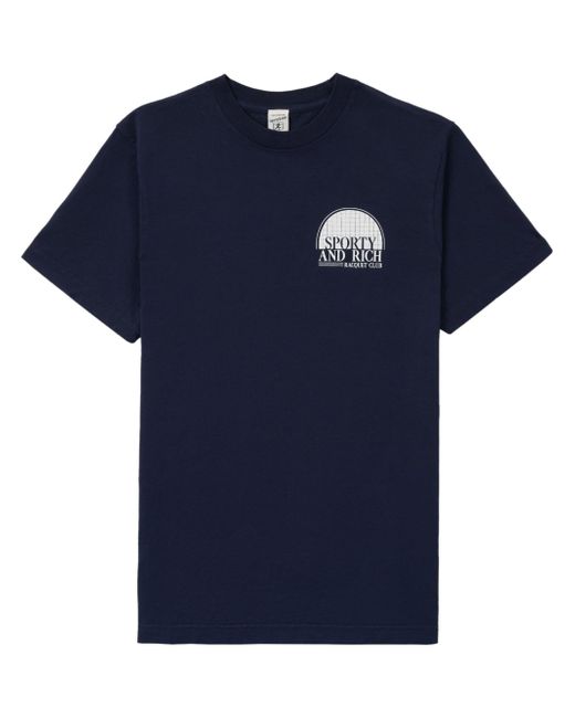 Sporty & Rich Racquet Club logo-print T-shirt