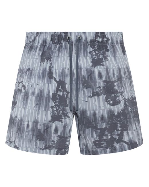 Amiri tie-dye pattern swim shorts