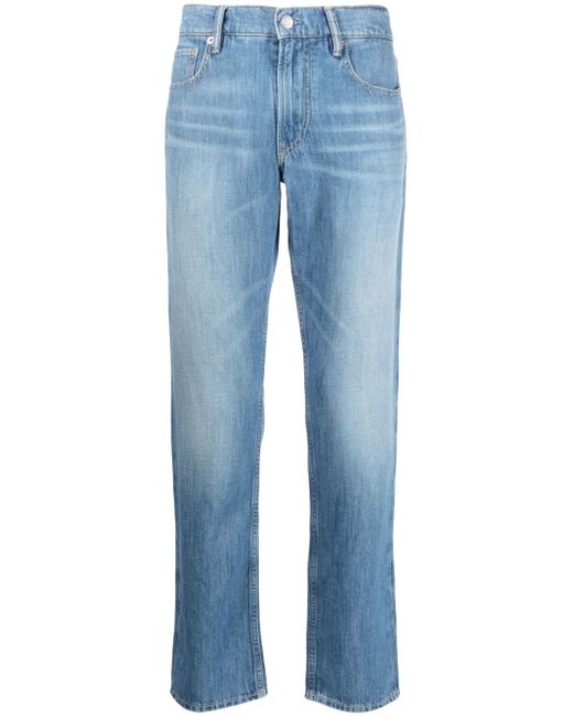 Ralph Lauren Purple Label stonewashed straight-leg jeans