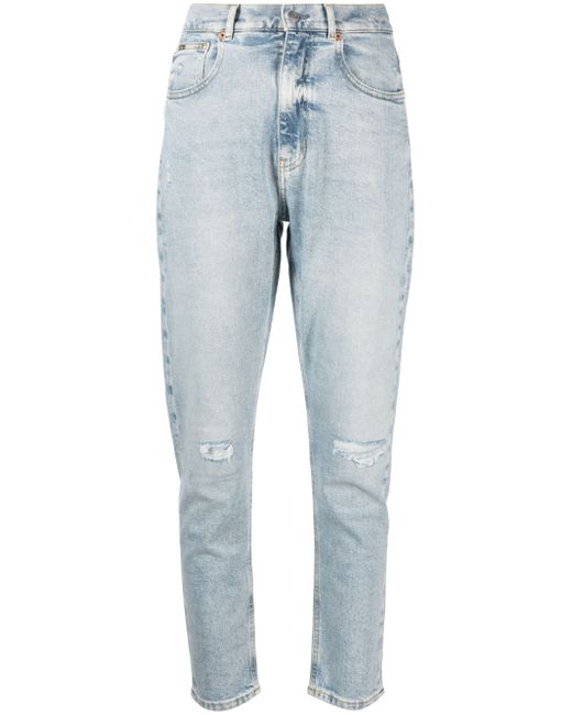 Boss light-wash tapered jeans