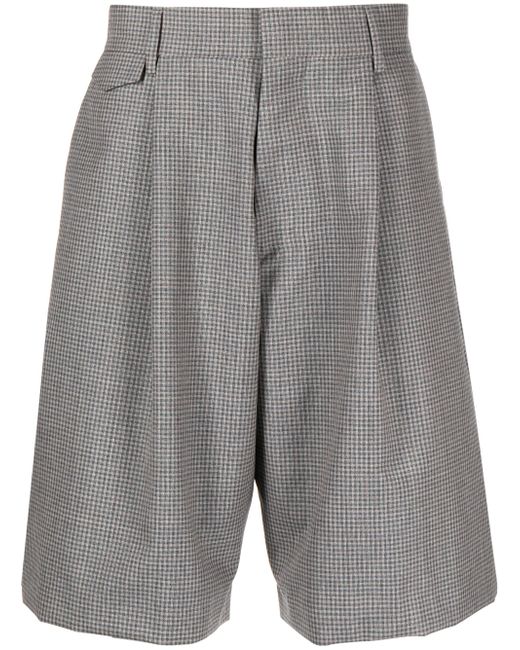 Paul Smith check-print wool shorts