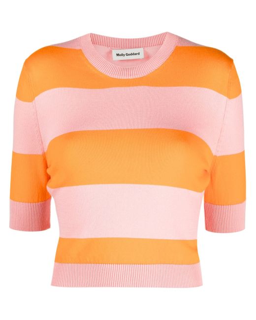 Molly Goddard striped knitted top