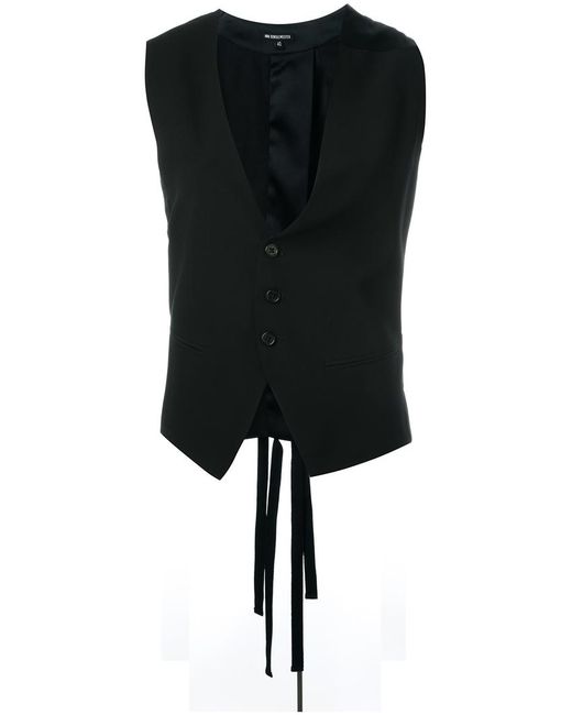 Ann Demeulemeester buttoned waistcoat 40 Rayon/Virgin Wool/Cotton/Viscose
