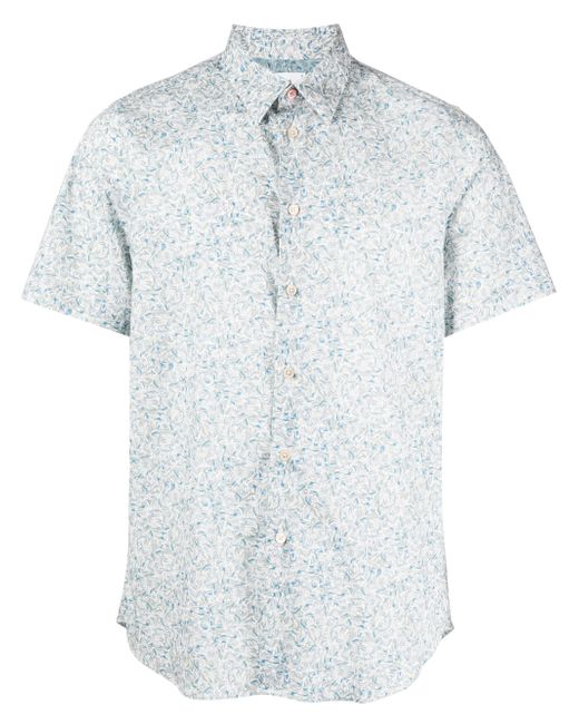 PS Paul Smith graphic-print stretch-cotton shirt