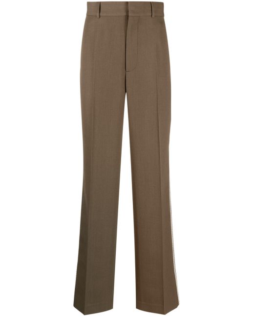 Palm Angels tape-embellished tailored trousers