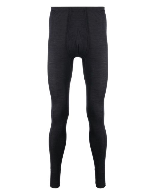 Hanro merino-blend panelled leggings