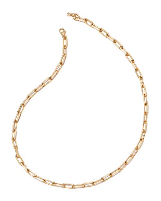 Astley Clarke polished-finish square-link necklace