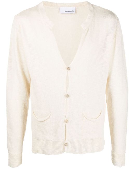 Costumein long-sleeve button-up cardigan