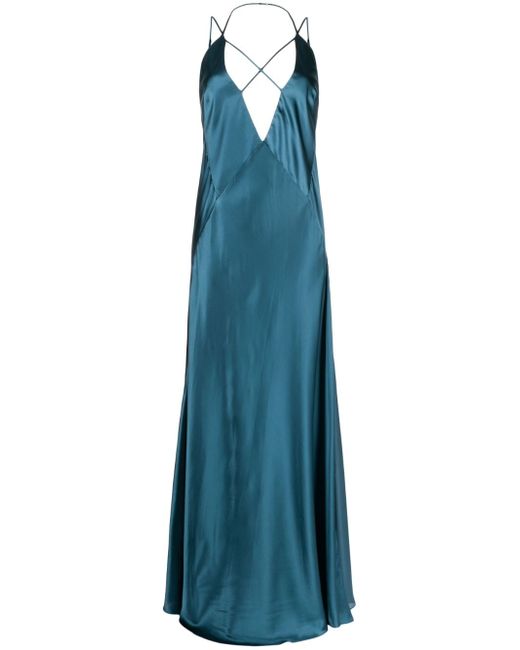 Michelle Mason cut-out detail gown dress