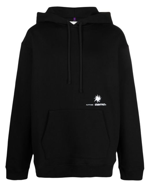 Oamc logo-print drawstring hoodie
