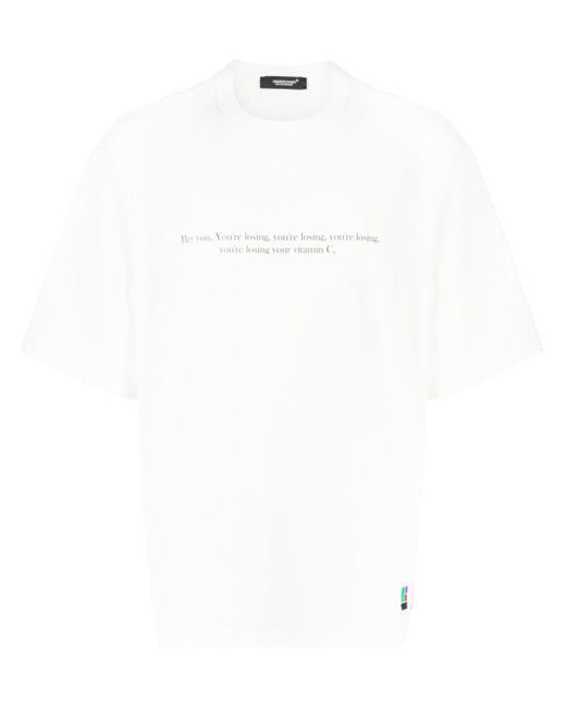 Undercover slogan-print cotton T-shirt