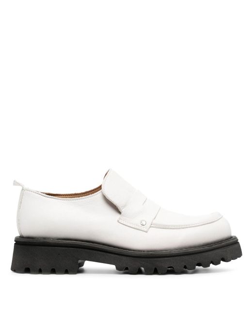 MoMa penny-slot leather loafers