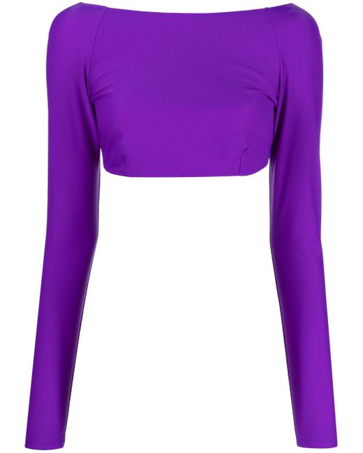 Pucci Iride-print cropped top
