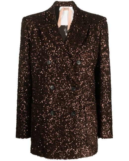 N.21 sequin double-breasted blazer