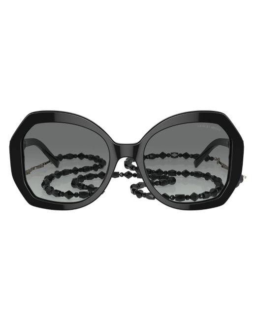 Giorgio Armani oversized tinted-lenses sunglasses