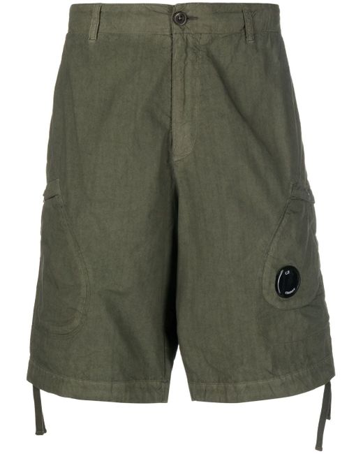 CP Company multi-pocket cotton Bermuda shorts