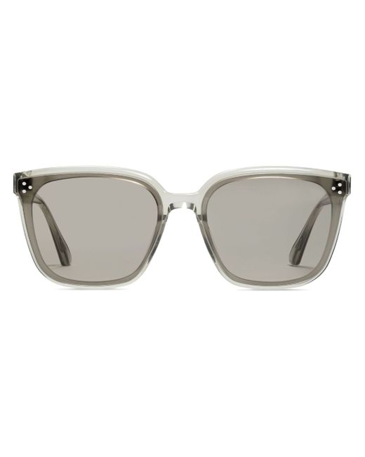 Gentle Monster transparent-rectangle-frame sunglasses