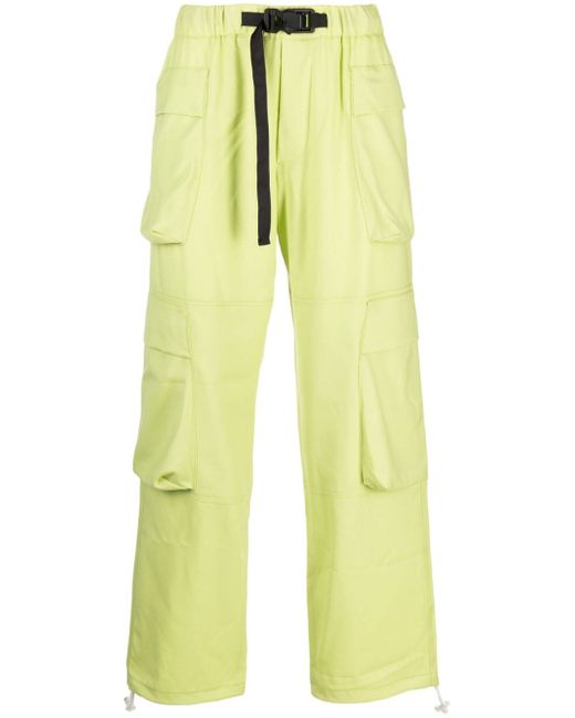 Bonsai buckle-fastening belted cargo trousers