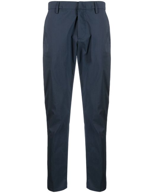 Dondup tapered cotton-blend cropped trousers