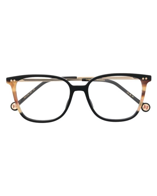 Carolina Herrera tortoiseshell-effect glasses