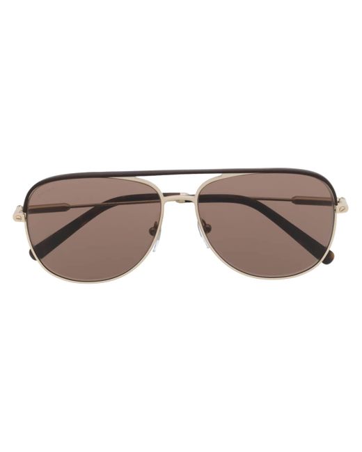 Bvlgari round-frame straight-arm sunglasses