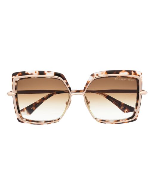 DITA Eyewear tortoiseshell square-frame sunglasses