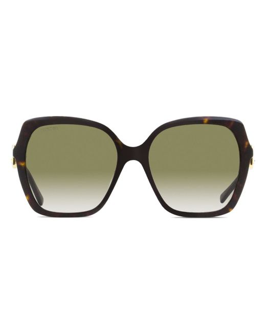 Jimmy Choo Manon oversize-frame sunglasses