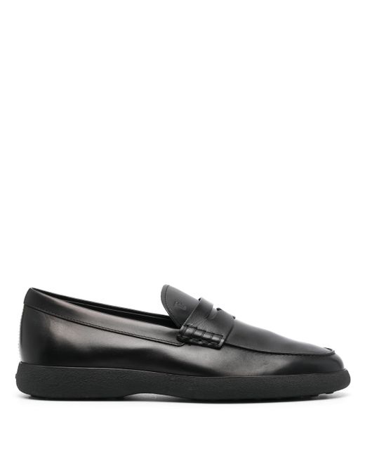Tod's round-toe leather loafers