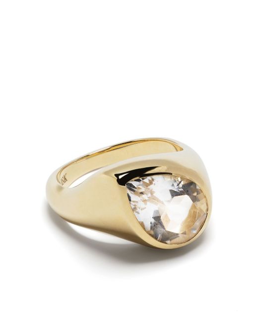 Octavia Elizabeth 18kt yellow Aura diamond ring