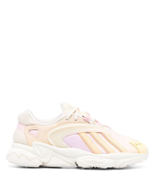 Adidas colour-block panelled sneakers
