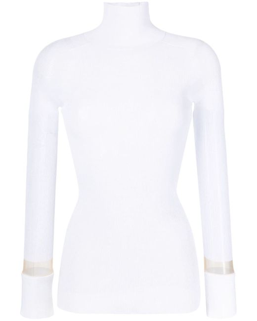 Toga high-neck knitted top