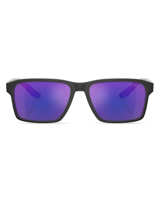 Prada Linea Rossa rectangle-frame sunglasses