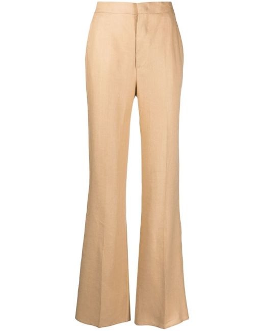 Tagliatore high-waisted flared trousers