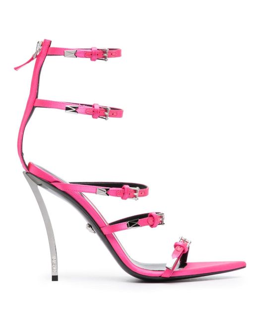 Versace Pin-Point 120mm strappy sandals