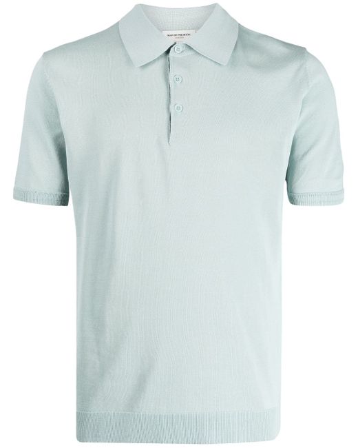 Man On The Boon. short-sleeve knitted polo shirt