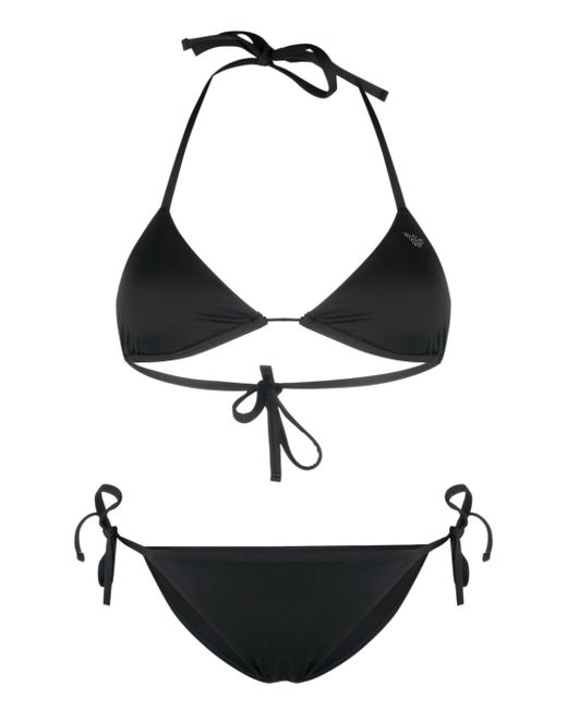 Ea7 logo-embellished bikini set
