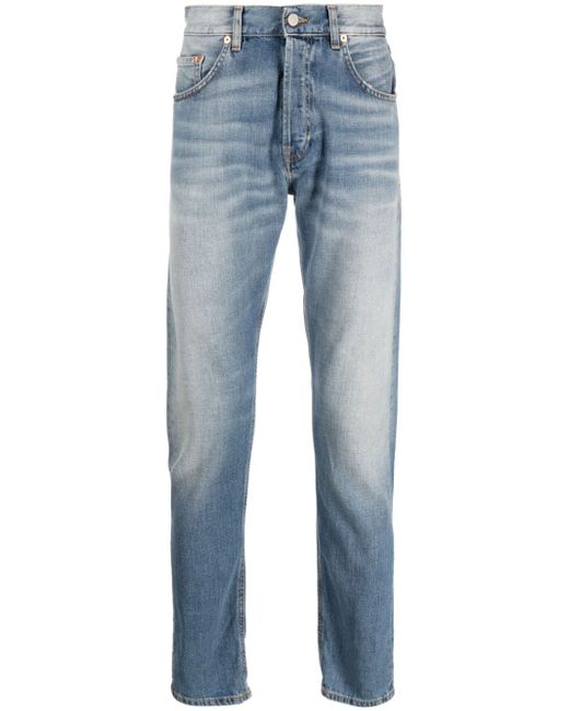 Dondup faded effect straight-leg jeans