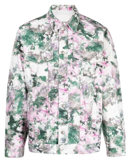 Isabel Marant abstract-print shirt jacket
