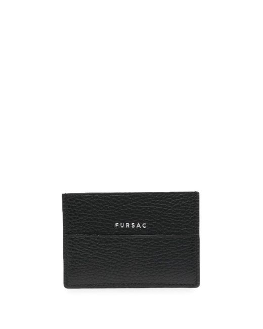 Fursac logo-print leather cardholder