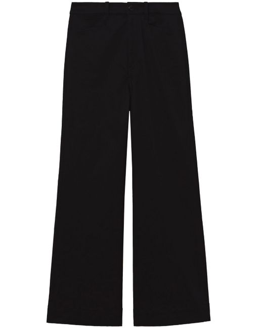 Proenza Schouler White Label high-waisted cropped trousers