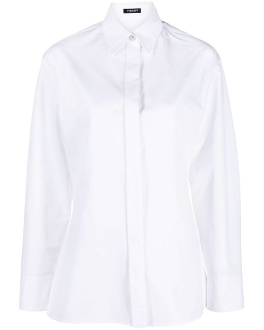 Versace long-sleeve cotton shirt