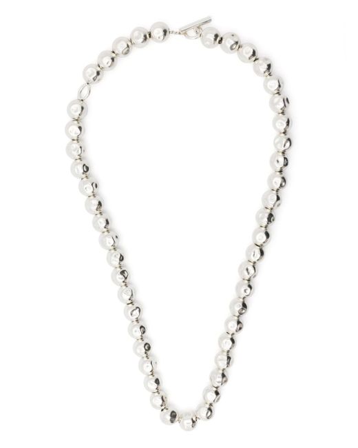 Jil Sander ball-design necklace