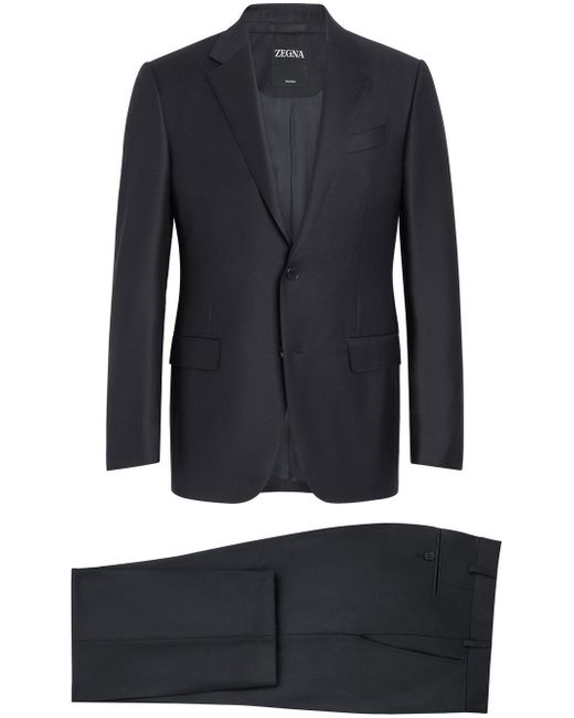 Z Zegna Pinpoint Trofeo wool suit