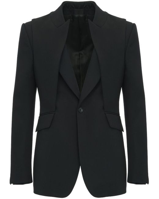 Alexander McQueen reconstructed layered blazer