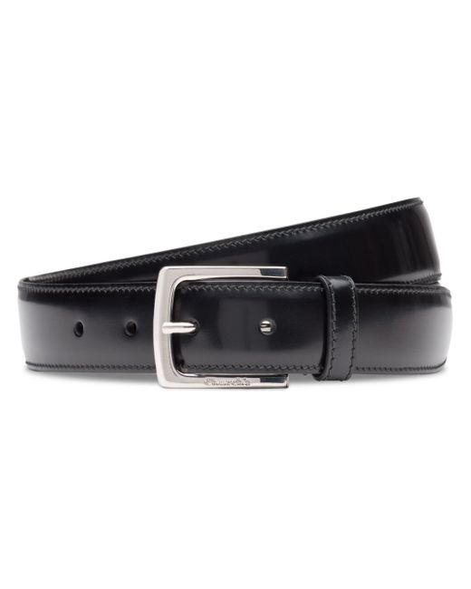 Church's polished buckle-fastening leather belt