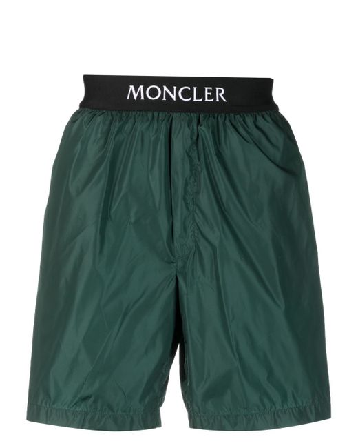 Moncler logo-patch swim shorts